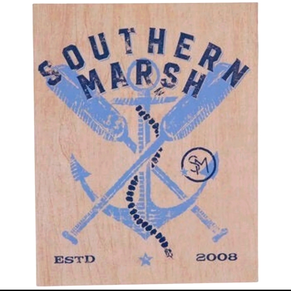 Southern Marsh Lakeside Living Wood Wall Decor BNWT SO RETIRED